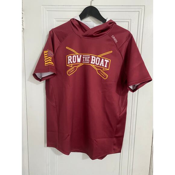 NWT Minnesota Gophers Row the Boat UNRL Brand Short Sleeve Hoodie Size M - Picture 1 of 12